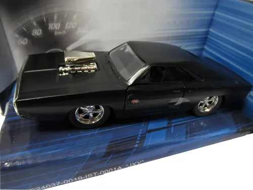 Vista 2 de Jada Fast & Furious 1:32 Dom's Dodge Charger R/T - Coche fundido a presión, juguetes para niños y adultos
