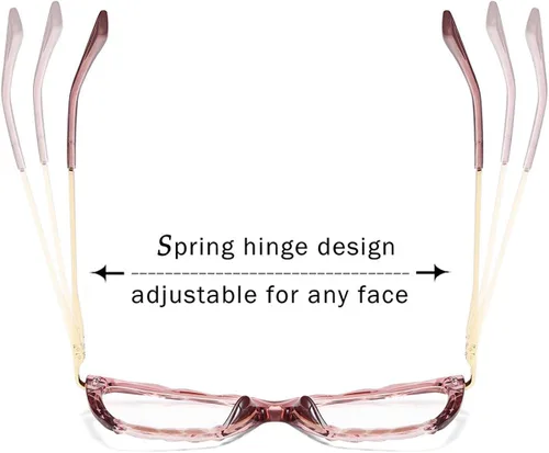 Vista 7 de FEISEDY Marco de gafas de ojo de gato, lentes transparentes, gafas para mujer B2440