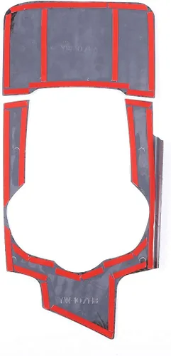 Vista 7 de Fibra de carbono ABS para Alfa Romeo Giulia 2017-2019 Interior del coche consola central cambio panel cubierta ajuste auto accesorios
