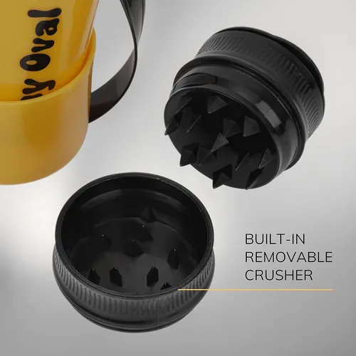 Vista 5 de Juego de Bandeja Rodante Negra con Tapa Magnética 7"x5" - Accesorios para Fumar de Gray Oval