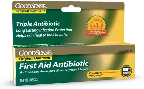 Vista 8 de Pomada antibiótica triple GoodSense, 1 oz
