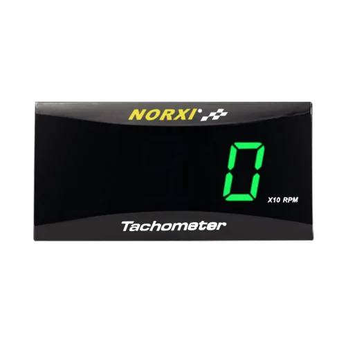 Vista 8 de Taquímetro Digital Universal Medidor RPM para Motocicleta y Auto, Impermeable, Electrónico (Azul)