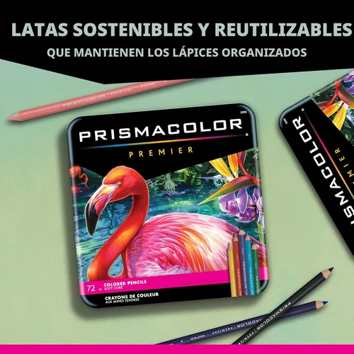 Vista 10 de Prismacolor Lápices de colores premier, núcleo suave, paquete de 132 (el embalaje puede variar)