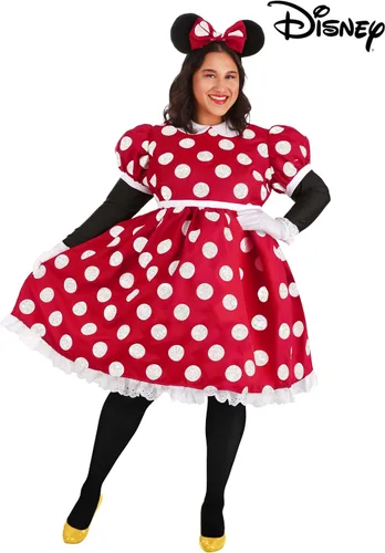 Vista 6 de Disney - Disfraz de Minnie Mouse de lujo de talla grande