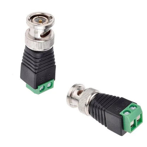 Vista 7 de Adaptador de conector de cámara CCTV de seguridad CCTV de 28 unidades chapado en oro macho a macho coaxial Cat5/Cat6