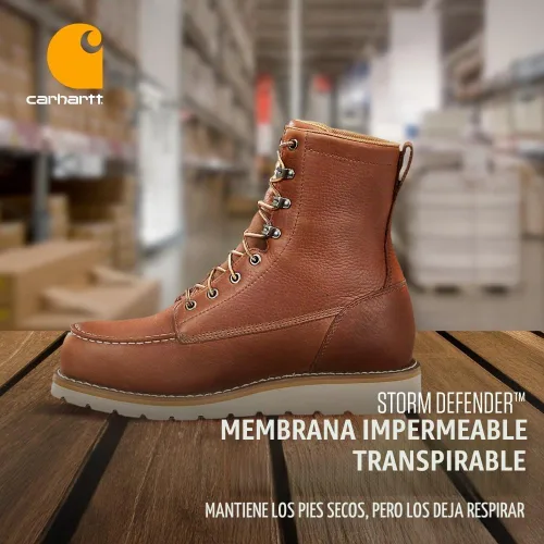 Vista 5 de Carhartt Botas de trabajo Wp de 8 pulgadas con punta de acero para hombre