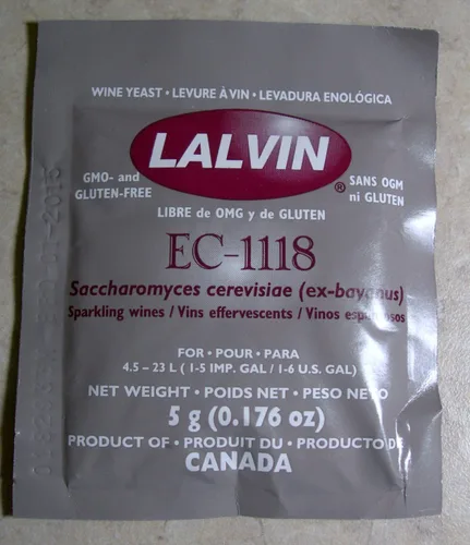 Vista 8 de LEVADURA DE VINO EC-1118 17.64 oz PAQUETE A GRANEL PARA FERMENTACIONES ALTAS EN ALCOHOL