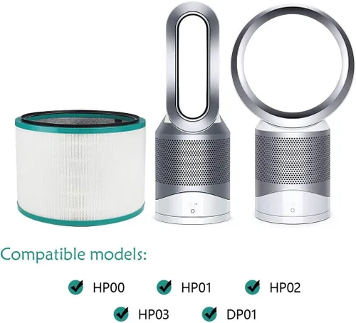 Vista 2 de Para Dyson Pure Hot & Cool Link purificador de aire HP03 HP02 HP01 HP00 DP01 Hepa filtro