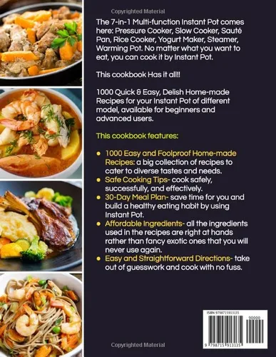 Vista 2 de The Ultimate Instant Pot Cookbook for Beginners 1000 Foolproof, Quick & Easy Home-made Instant Pot Recipes with Cooking Tips for Beginners and