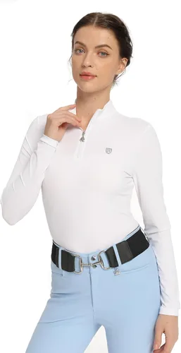 Vista 10 de Harrison Howard Camiseta de equitación para mujer, camiseta de equitación Negro