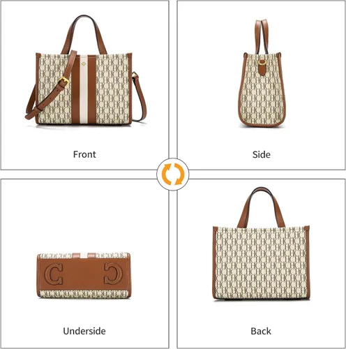 Vista 5 de Bolso bandolera de retazos para mujer, bolso de mano cruzado