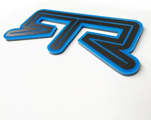Vista 8 de Emblema RTR trasero personalizado de 1 pieza que se ajusta a la tapa del maletero del Ford Mustang (azul oscuro)