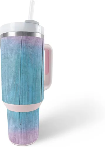 Vista 15 de MightySkins Skin - Vaso de vinilo compatible con Stanley The Quencher H2.0 FlowState de 40 onzas, mosaico de cebra, protectora, duradera y única