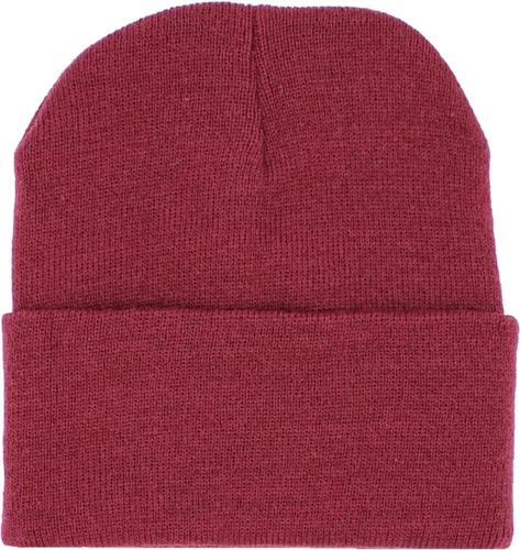 Vista 27 de KBETHOS Made in USA - Gorro de punto acrílico doblado con puños para hombre y mujer, color liso, unisex, frío 1. Gorro largo sólido negro