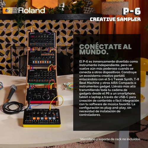 Vista 4 de Roland Muestreador creativo AIRA Compact P-6