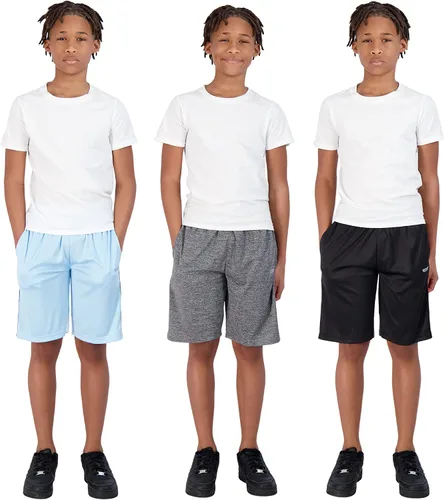 Vista 20 de Hind - Pantalones cortos de baloncesto para niños (3 unidades)