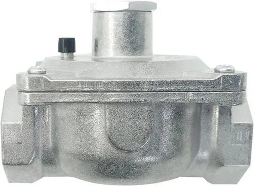 Vista 3 de Regulador de presión de gas natural con rosca FNPT de 3/4", presión de entrada de 1/2 PSIG y salida WC de 4 y 10 pulgadas para parrilla, regulador