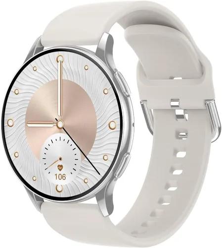 Vista 14 de Reloj inteligente para mujer, pantalla AMOLED Ultra-HD de 1.32 pulgadas, (responder/hacer llamadas) con asistente de voz NFC/AI, compatible