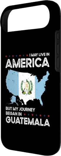 Vista 45 de Funda para iPhone 17, diseño de patriota guatemalteco estadounidense