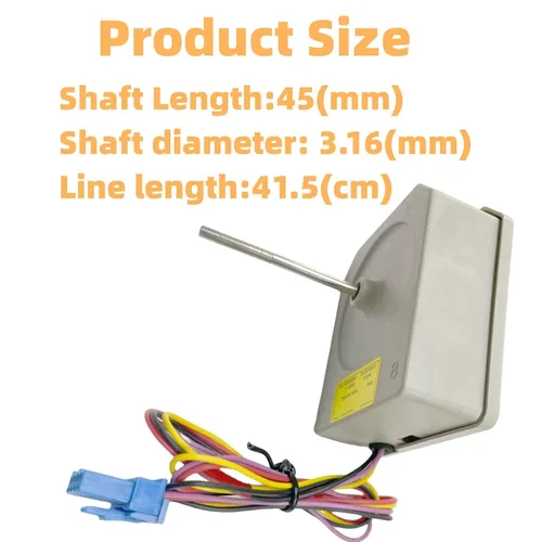 Vista 2 de Motor del ventilador del condensador EAU63103012 para refrigeradores LG Kenmore, reemplaza EAU63103001, PS12750395, AP6978854, DC 12.0V 0.51A