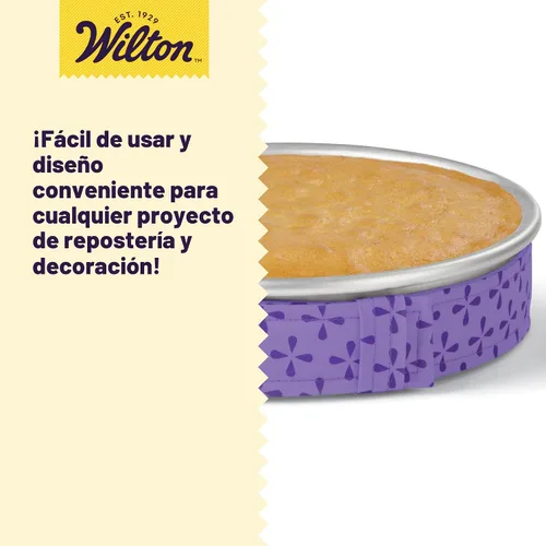 Vista 5 de Juego de cintas para hornear de Wilton, Púrpura