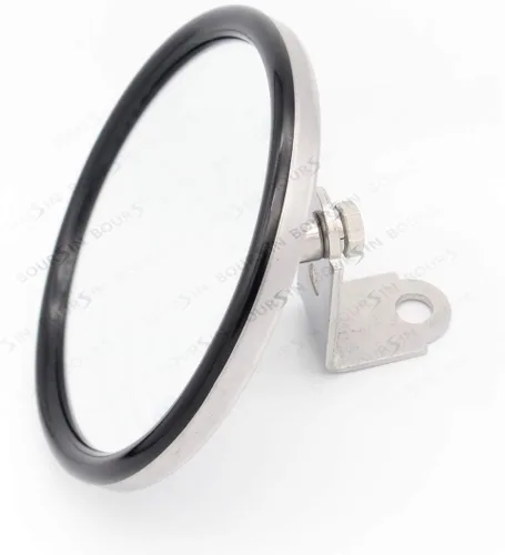 Vista 3 de Espejo redondo convexo de 5 pulgadas para punto ciego Isuzu NPR NPR-HD NQR NRR FSR FVR FRR Camión Autobús Atv Utv con soporte ajustable 1