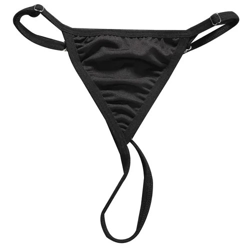 Vista 3 de Mujeres Rhinestone Red Colgante Cintura Cadena Tanga Bragas Bikini Traje de baño Tanga Cristal Tanga Underpants Cintura Belly Chain G String Cintura