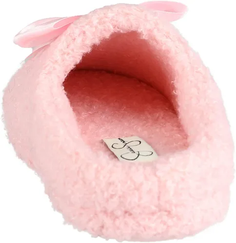 Vista 7 de Jessica Simpson Unisex-Child Plush Marshmallow Slide on House Slipper Clog with Memory Foam