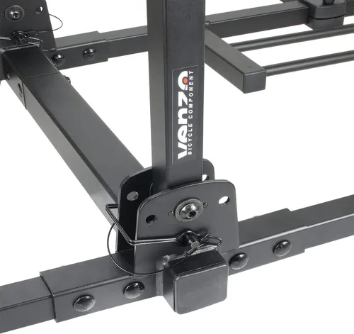 Vista 8 de Venzo - 2 portabicicletas estilo plataforma para coche, SUV, camión, remolque, receptor de enganche de 2 pulgadas, robusto y resistente a