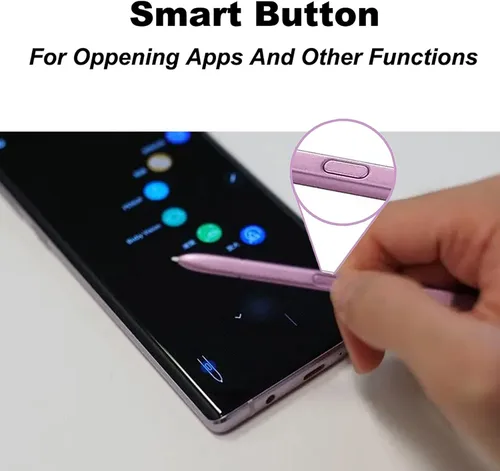 Vista 4 de Galaxy Note 9 - Lápiz capacitivo de repuesto para Samsung Galaxy Note 9 N960, todas las versiones S Pen Galaxy Note 9 S Pen sin función Bluetooth