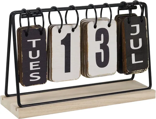 Vista 10 de Koqye Calendario de escritorio pequeño 2025-2026, de julio de 2025 a diciembre de 2026, calendario de escritorio pequeño con tapa abatible