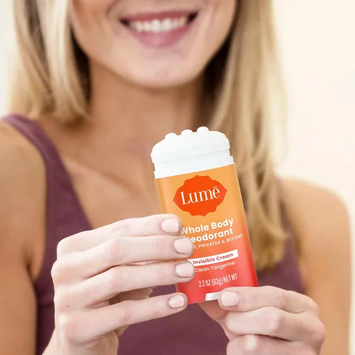 Vista 7 de Lume Desodorante para Todo el Cuerpo - Barra de Crema Invisible - Control de Olor por 72 Horas - Sin Aluminio, Sin Bicarbonato de Sodio, Seguro
