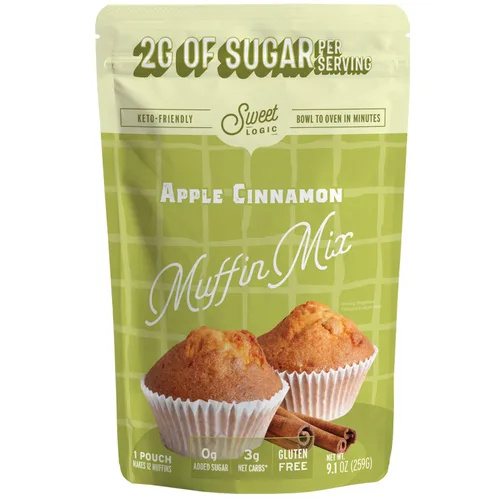 Vista 10 de Sweet Logic Mezcla para Hornear Keto - Alulosa Pura - Sin Gluten - Sin Lácteos - Apto para Diabéticos Todo Natural - Alulosa - Stevia - Bajo