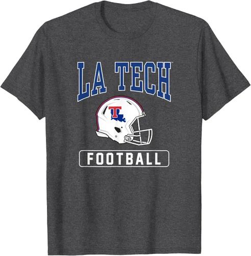 Vista 18 de Camiseta con casco de fútbol Louisiana Tech Bulldogs, Negro