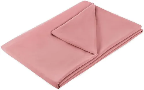 Vista 9 de Funda de manta con peso, 48 x 72 pulgadas, color café, lavable, 8 lazos