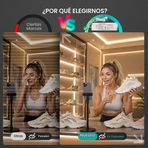 Vista 9 de Controlador LED regulable 5 en 1 de 24V 96W, transformador regulable de 24V