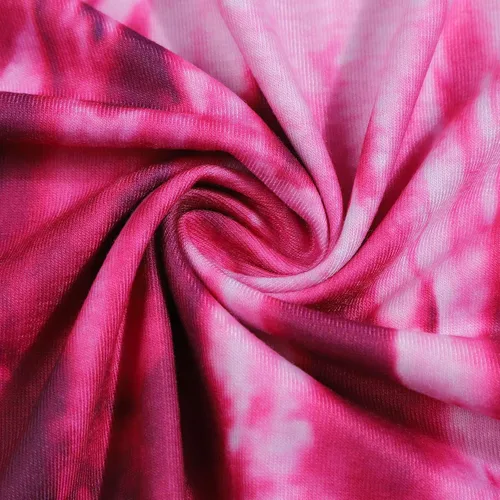 Vista 4 de SFHFY Camiseta de manga corta blanqueada para el día de San Valentín para mujer, diseño de corazón teñido anudado