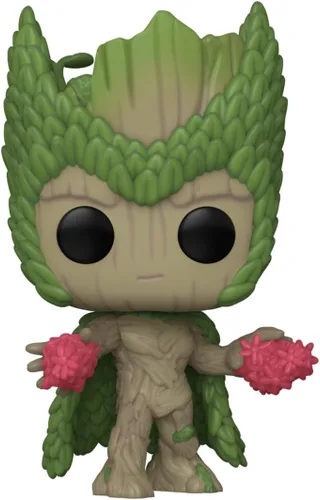 Vista 2 de Funko Pop! Marvel: Somos Groot - Bruja Escarlata Official Superheroes Merch - Collectable Vinyl Figurine for Shelf Display - Birthday Gift Idea