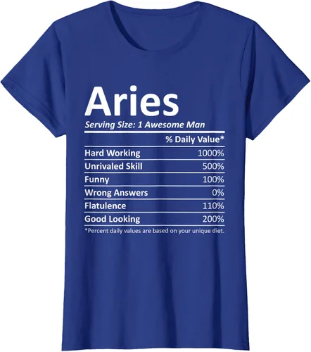 Vista 33 de ARIES Nutrition - Camiseta divertida de regalo con nombre personalizado para cumpleaños, Negro, S