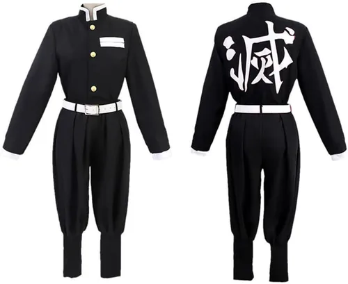 Vista 3 de Disfraz de uniforme para hombre adulto, kimono, traje de fiesta de Halloween