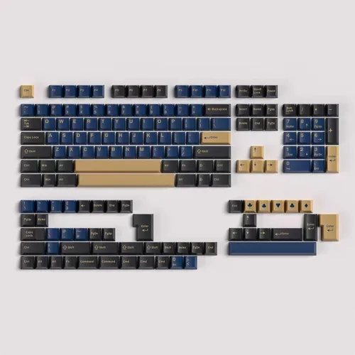 Vista 14 de Sumgsn 173 Teclas Doubleshot Keycaps Perfil Cherry Set de Teclas Apes Barra Espaciadora 7u Compatible con 61/64/87/104/108 Interruptores Cherry Mx