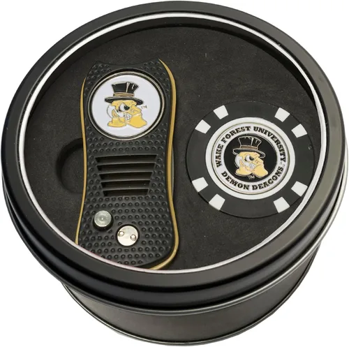 Vista 54 de Team Golf NCAA - Juego de regalo de lata unisex para adultos con herramienta Switchfix Divot y chip de golf