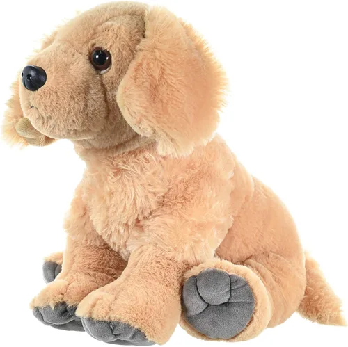 Vista 2 de Wild Republic, Peluche Golden Retriever, animal de peluche, regalos para niños, tienda de mascotas, 12 pulgadas