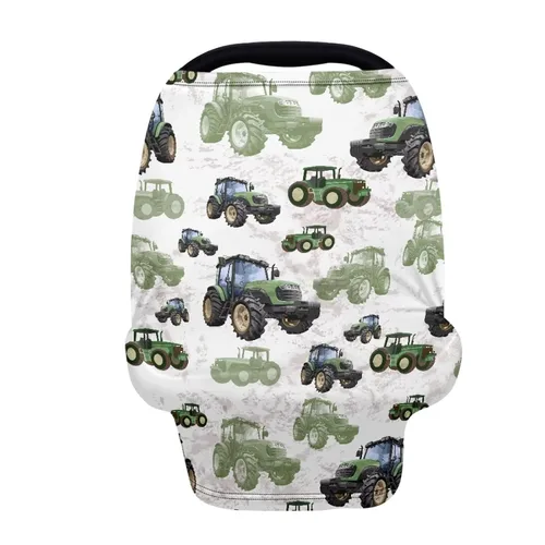 Vista 9 de Binienty Axolotl - Toldo para asiento de automóvil para mujer, diseño de delfín, con estampado de animales, para lactancia, estirable