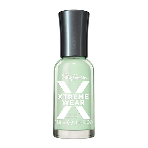 Vista 253 de Sally Hansen Xtreme Wear Esmalte de uñas sin rayas, acabado brillante, duradero, resistente a las astillas, transparente, color de uñas plateado 130