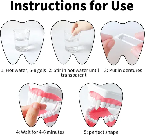 Vista 2 de Kleeblatt Dentaduras postizas para Halloween, 12 pares de dientes de vampiro falsos (13, 15, 17, 0.748 in), colmillos de vampiro para adultos