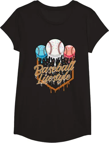 Vista 3 de Baseball Lifestyle - Camiseta de béisbol amante del béisbol