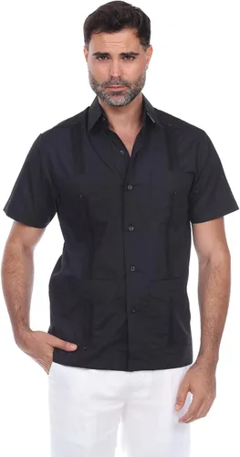 Vista 8 de Mojito Collection Camisa Guayabera de manga corta para hombre