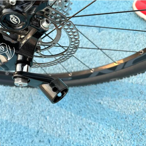 Vista 5 de Acoplador de remolque de bicicleta para empeine y Schwinn, enganche de repuesto en ángulo de codo