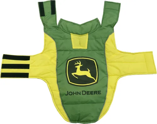 Vista 8 de Pets First John Deere - Chaleco acolchado para perros y gatos, talla S. Abrigo para perro cálido, acogedor e impermeable, para perros y gatos